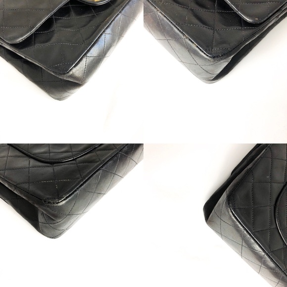 SOLD Chanel Double Flap Medium Black Bag - Picture 5 of 8